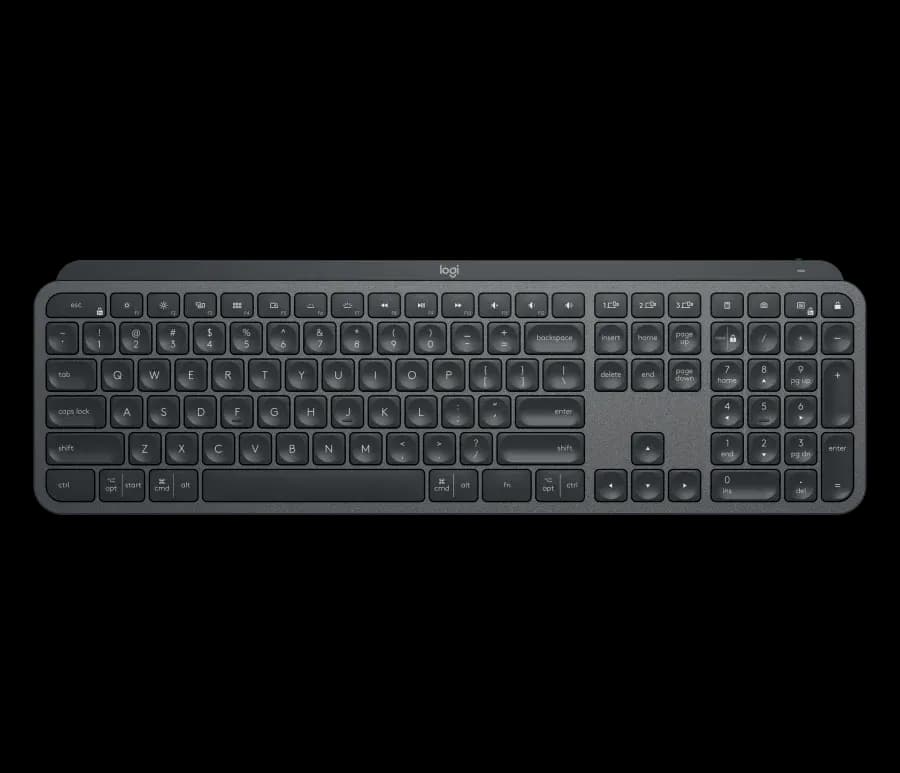 Logitech MX Keys Advanced Wireless Illuminated Keyboard - Graphite