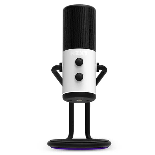 NZXT Capsule Cardioid Microphone (WHITE) WIRED USB MICROPHONE