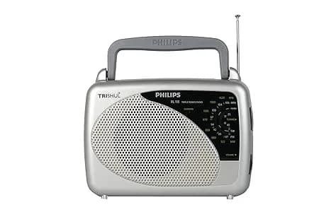 Philips Radio RL118/94 with MW/SW/FM Bands, 200mW RMS soundoutput Radio