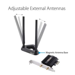 Asus PCE-AX58BT Dual Band PCI-E wifi6 Adapter