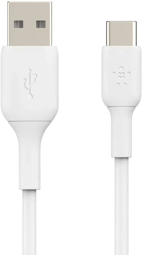 Belkin Boost Charge USB Type-A to C Cable (6.6', White)