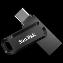 SanDisk Go 128GB USB Type C to USB Type A OTG Pen Drive (Protective Swivel Design, SDDDC3-128G-I46PD, Black)
