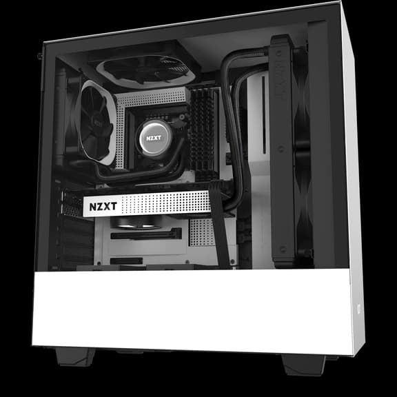 Nzxt H510 Flow Mid Tower WHITE BLACK Cabinet Case