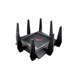 Asus ROG Rapture GT-AC5300 Tri-Band WiFi Gaming Router (Black) for VR and 4K Streaming, with Quad core Processor, Gaming Port, WTFast, Adaptive QoS, and AiProtection Network Security