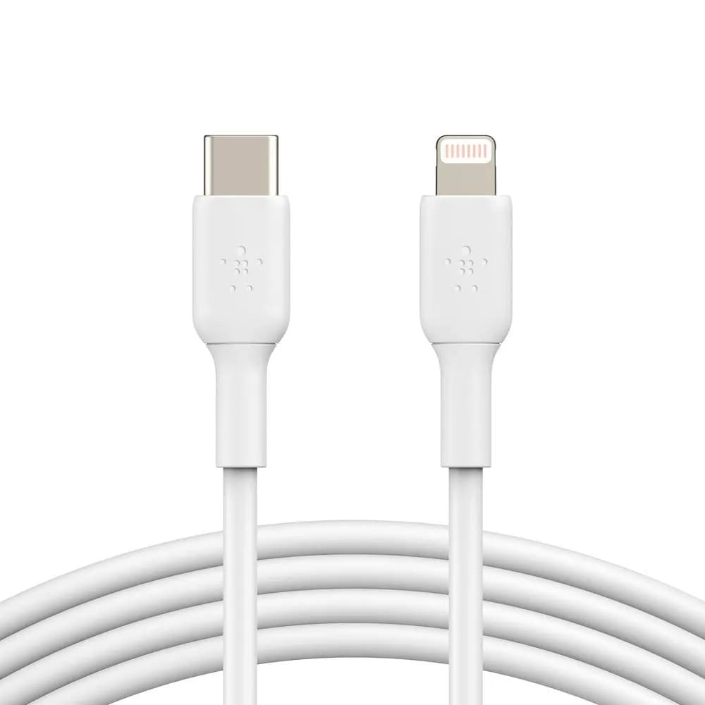 Belkin Boost Charge Lightning to USB Type-C Cable (3.3', White)