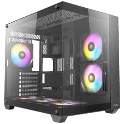 Antec CX800 RGB Elite Black, Mid Tower Cabinet with 270 Degrees Panoramic View - Image 1