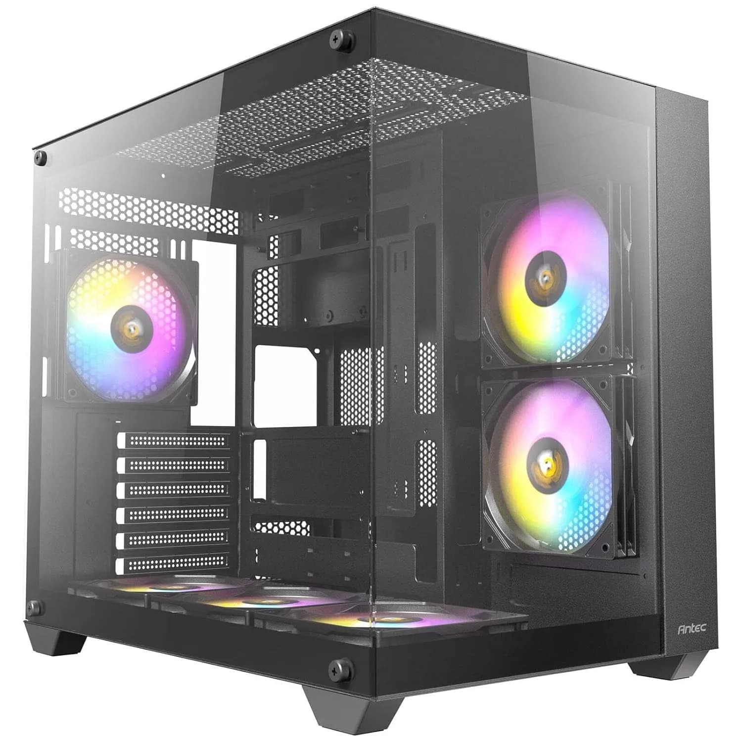 Antec CX800 RGB Elite Black, Mid Tower Cabinet with 270 Degrees Panoramic View