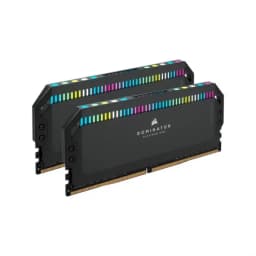 CORSAIR DOMINATOR PLATINUM RGB 32GB (2X16GB) DDR5 6200MHZ C36 MEMORY KIT - BLACK