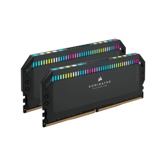 CORSAIR DOMINATOR PLATINUM RGB 32GB (2X16GB) DDR5 6200MHZ C36 MEMORY KIT - BLACK