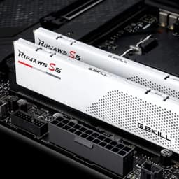 G.Skill Ripjaws S5 32GB (16GBx2) DDR5 6000MHz Desktop RAM (Matte White)