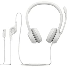 Logitech H390 USB Computer Headset (white)