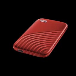 WD 2TB My Passport SSD USB 3.2 Gen 2 Type-C Portable SSD (Red)