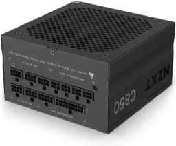 NZXT C850 PSU (2022) - PA-8G1BB-US - 850 Watt PSU - 80+ Gold Certified - Fully Modular - Sleeved Cables - ATX Gaming Power Supply