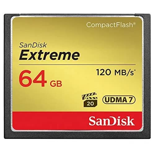 Sandisk 64GB Extreme CompactFlash Card 120MB-S