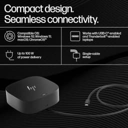 HP USB-C Dock G5 Docking Station, Black