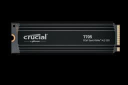 Crucial T705 4TB PCIe Gen5 NVMe M.2 SSD with heatsink