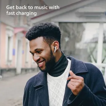 PHILIPS TAT1179BK/94 TWS Earbuds with Environmental Noise Cancellation (IPX4 Splash and Sweat Resistant, Dynamic Drivers, Black) - Image 3