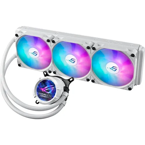 ASUS 360mm ROG STRIX LC III ARGB LCD All-in-One Liquid Cooler (White)