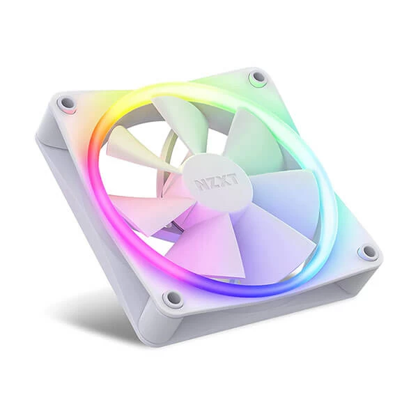 NZXT F140 RGB CORE 140MM CABINET FAN (MATTE WHITE)