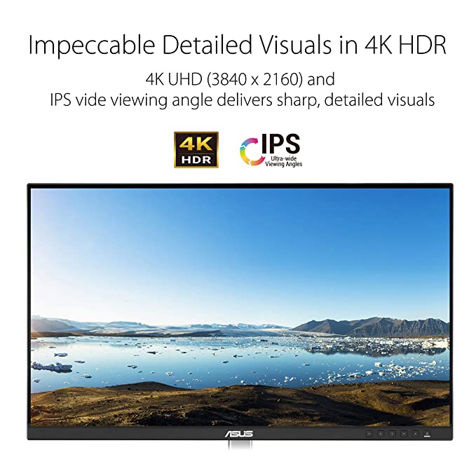 ASUS ProArt PA279CV 27" Professional Monitor, 4K (3840x2160), IPS, 100% sRGB, PD 65W, △E< 2