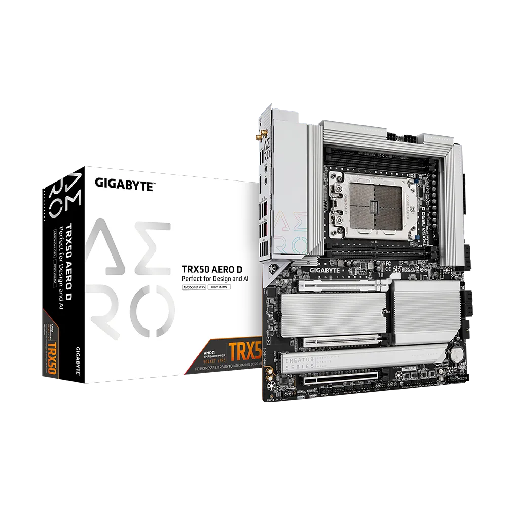 Gigabyte TRX50 Aero D sTR5 E-atx Motherboard (TRX50-AERO-D)