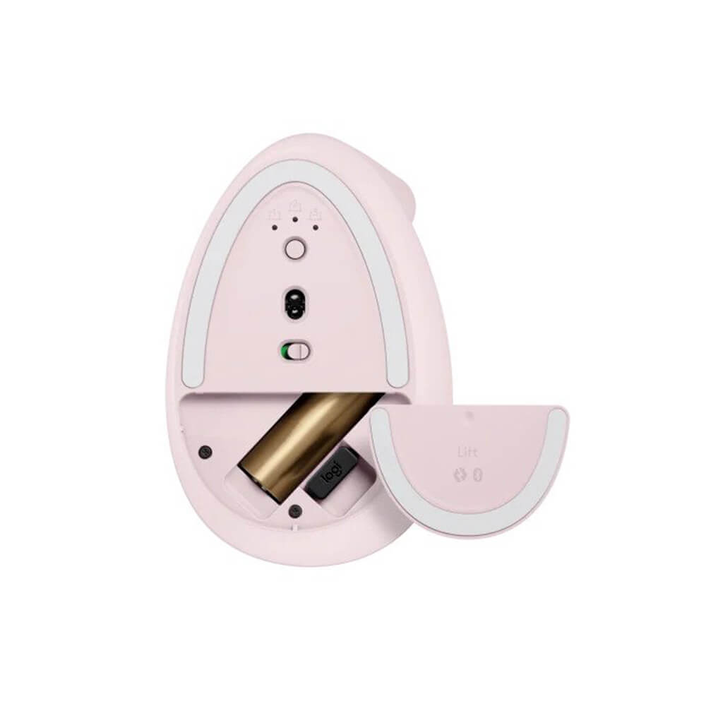 Logitech Lift Vertical Ergonomic Wireless Mouse Rose