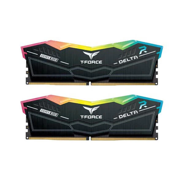 T-Force Desktop Ram DELTA RGB Series 32GB (16GBx2) DDR5 6400MHz Black