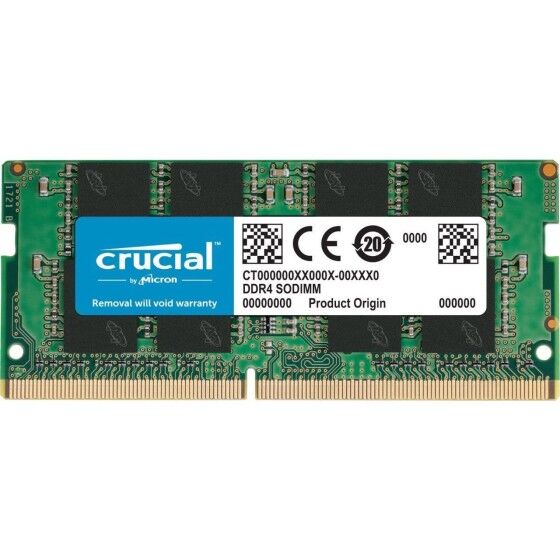 Crucial 8GB DDR4 3200MHz CL22 SODIMM Laptop Memory