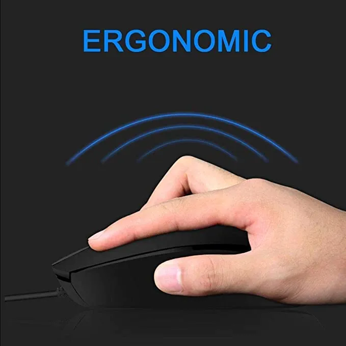 HP M10 Wired USB Mouse