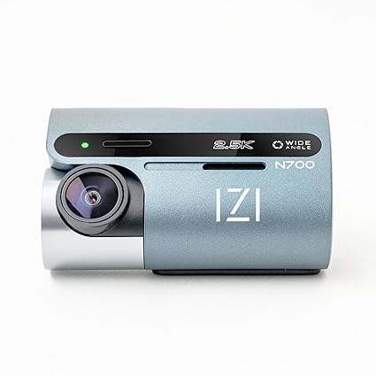 IZI N700 5MP Car Dash Camera - 2.5K, 170° FOV, Night Vision, WiFi, G-Sensor, Emergency Recording, 512GB SD Card Support, 24/7 Parking Monitor, Easy Install, Multiple Modes
