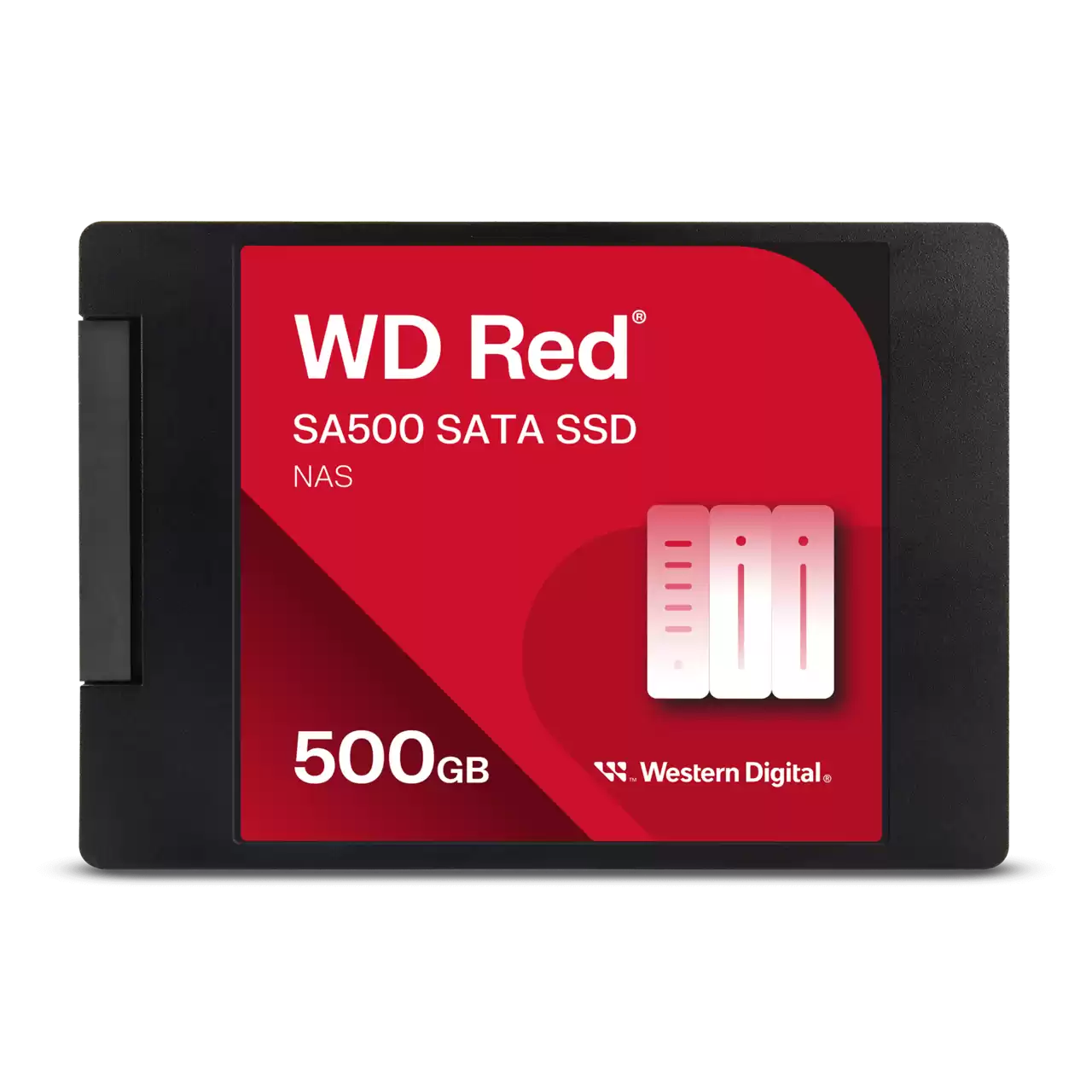 WD Red SA500 NAS SATA SSD 2.5”/7mm Cased - 500GB