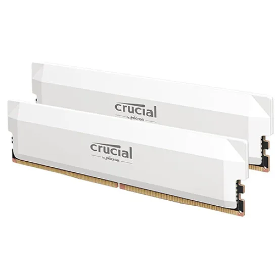 Crucial 16GB DDR5 6400Mhz Pro Overclocking CL38 UDIMM White