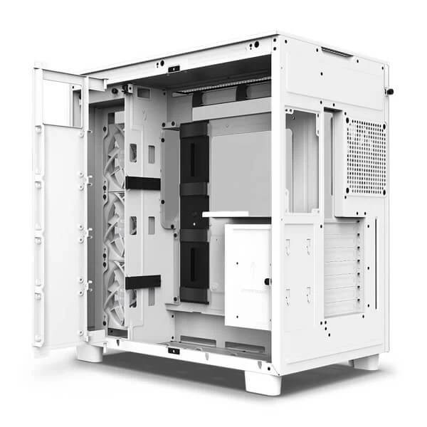 NZXT H9 Flow (ATX) Mid Tower Cabinet (White)