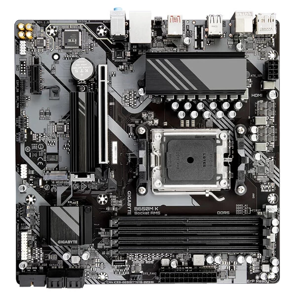 Gigabyte B650M K Motherboard - Image 4