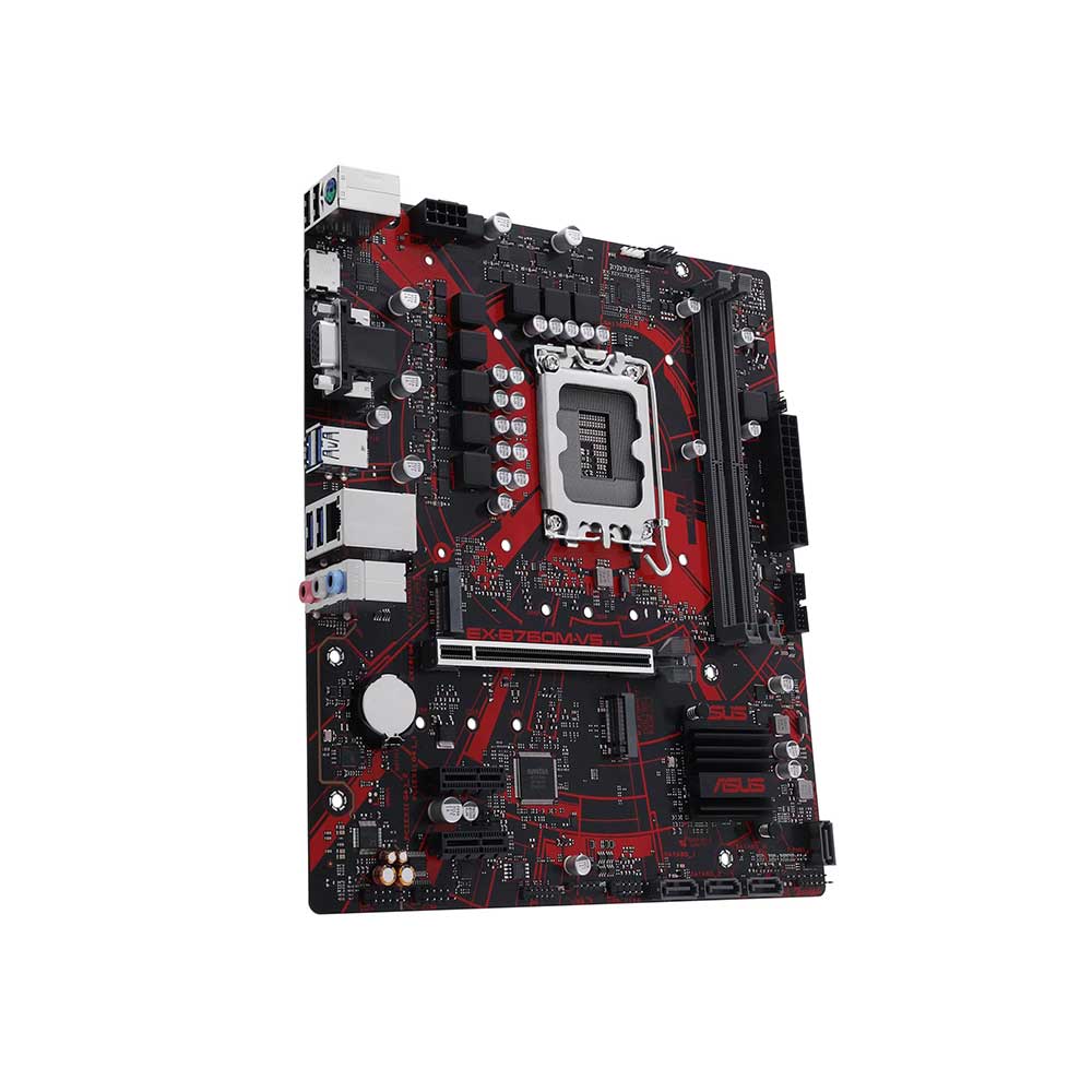 ASUS EX-B760M-V5, an Intel® B760 LGA 1700 mATX motherboard with DDR5