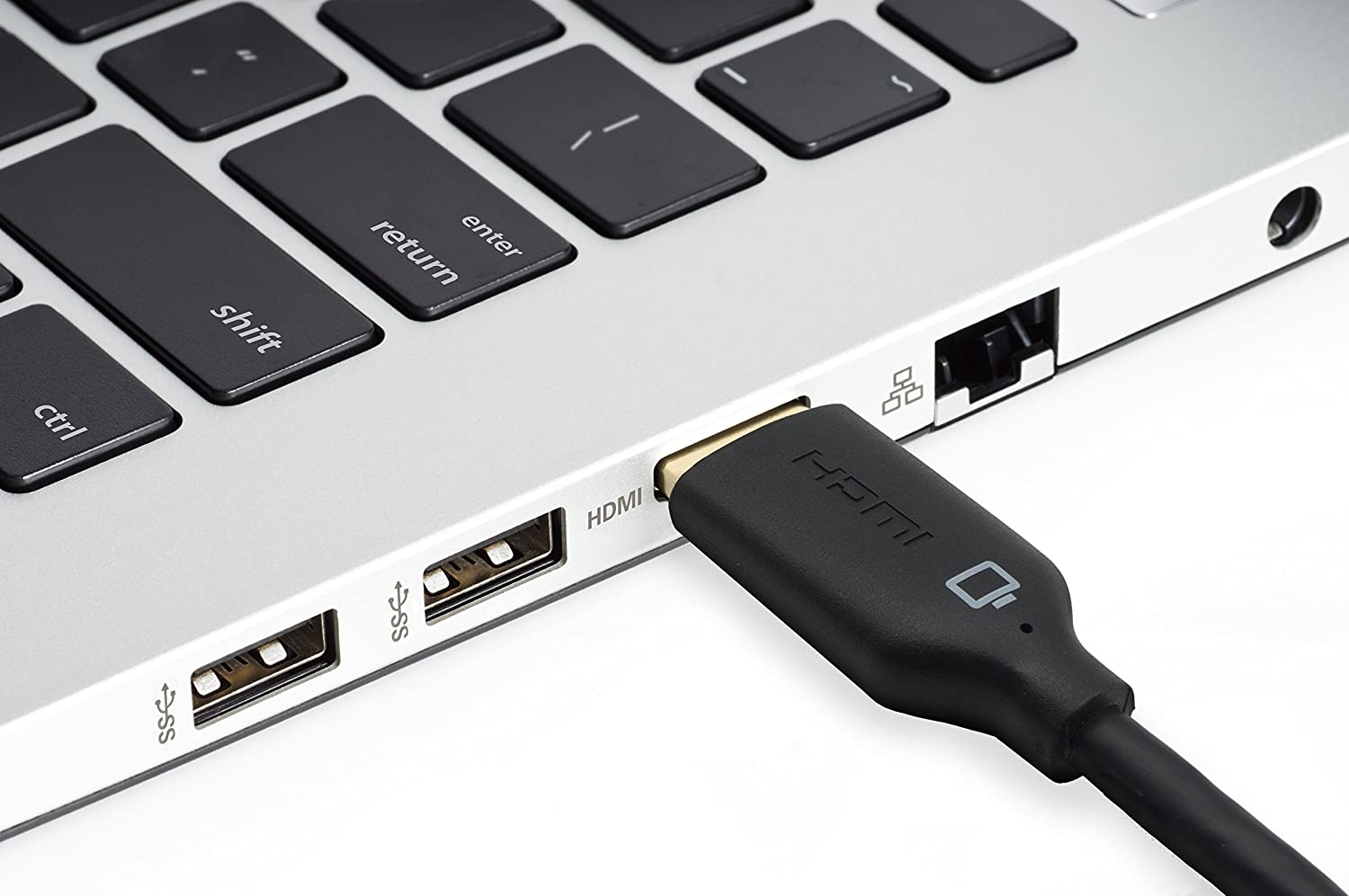Belkin High Speed HDMI Cable Supports Ethernet, 3D, 4K, 1080p,Gold Plated Audio Return (3.3 Feet,Black)
