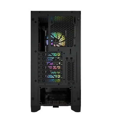 Corsair iCUE4000X RGB Tempered Glass Mid-Tower Gaming Case - Black
