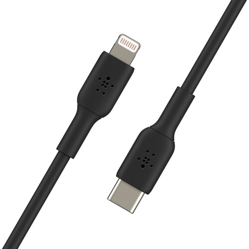 Belkin USB-C to Lightning Charge/Sync Cable Apple iPhone iPad 3ft 3' Black