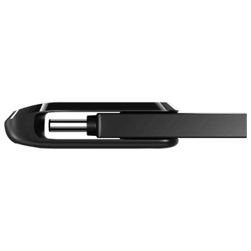 SanDisk Go 128GB USB Type C to USB Type A OTG Pen Drive (Protective Swivel Design, SDDDC3-128G-I46PD, Black)