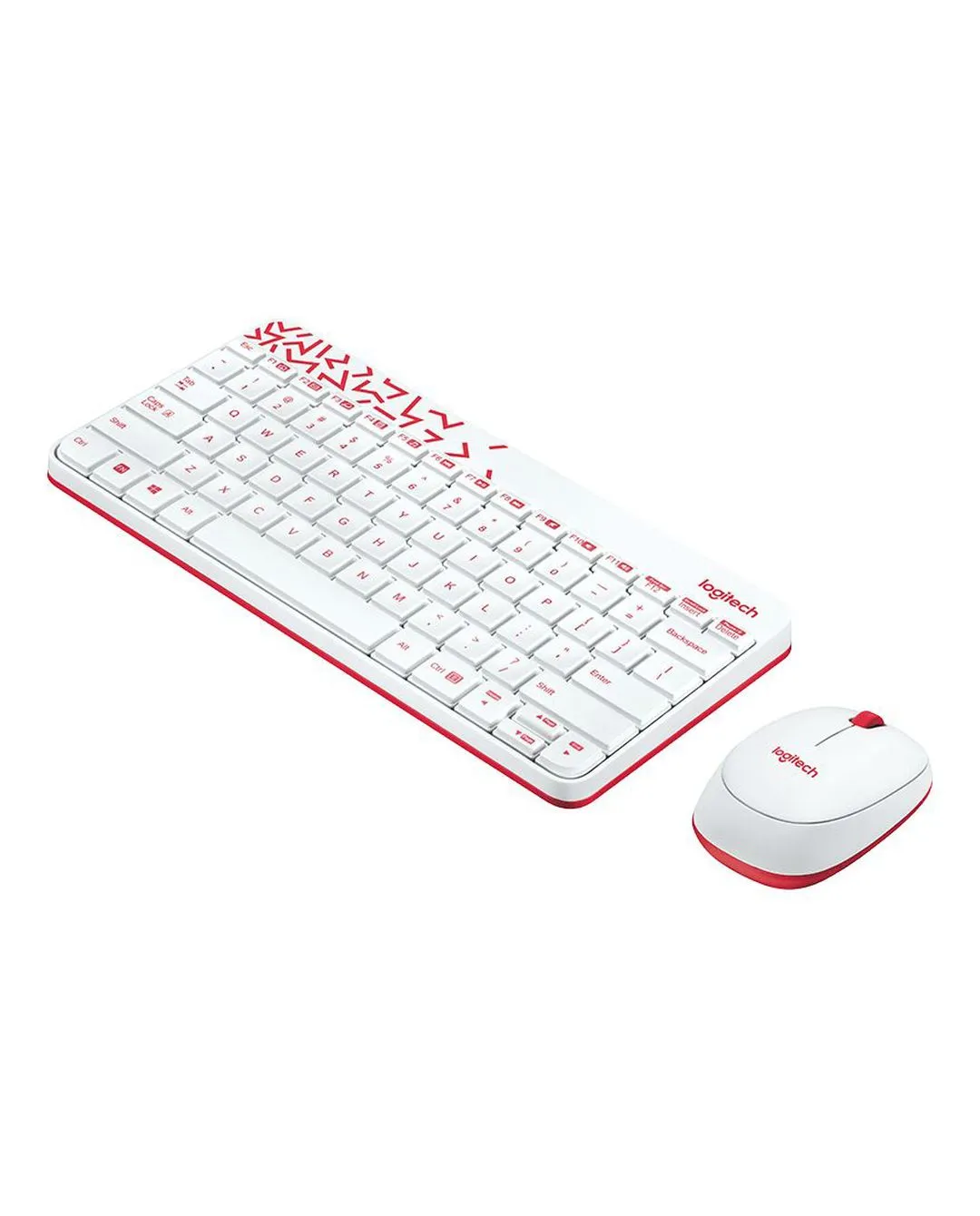 Logitech Keyboard and Mouse Mk240 Wireless - White New