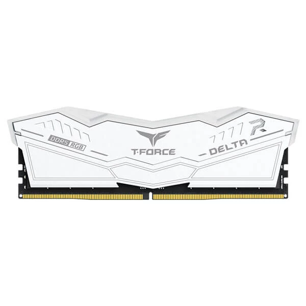 TeamGroup T-Force Delta RGB 32GB (32GBx1) DDR5 5600MHz Desktop RAM (White)