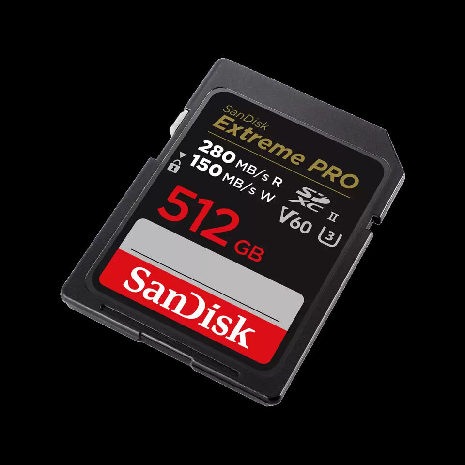SanDisk 512GB Extreme PRO SDXC UHS-II Memory Card