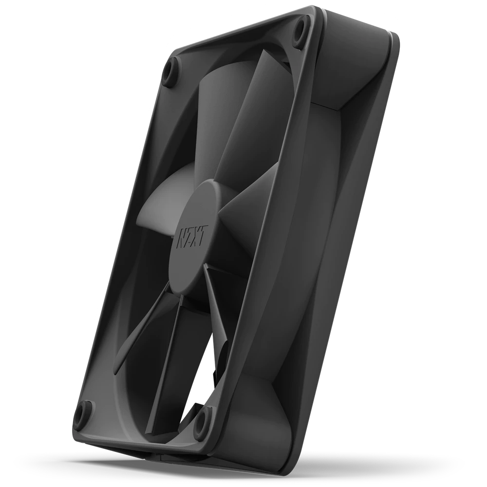 NZXT F120P Static Pressure Fans - RF-P12SF-B1 - Consistent Pressure - Powerful Cooling - Long Lifespan - 120mm Fan Single Pack - Black - Image 2