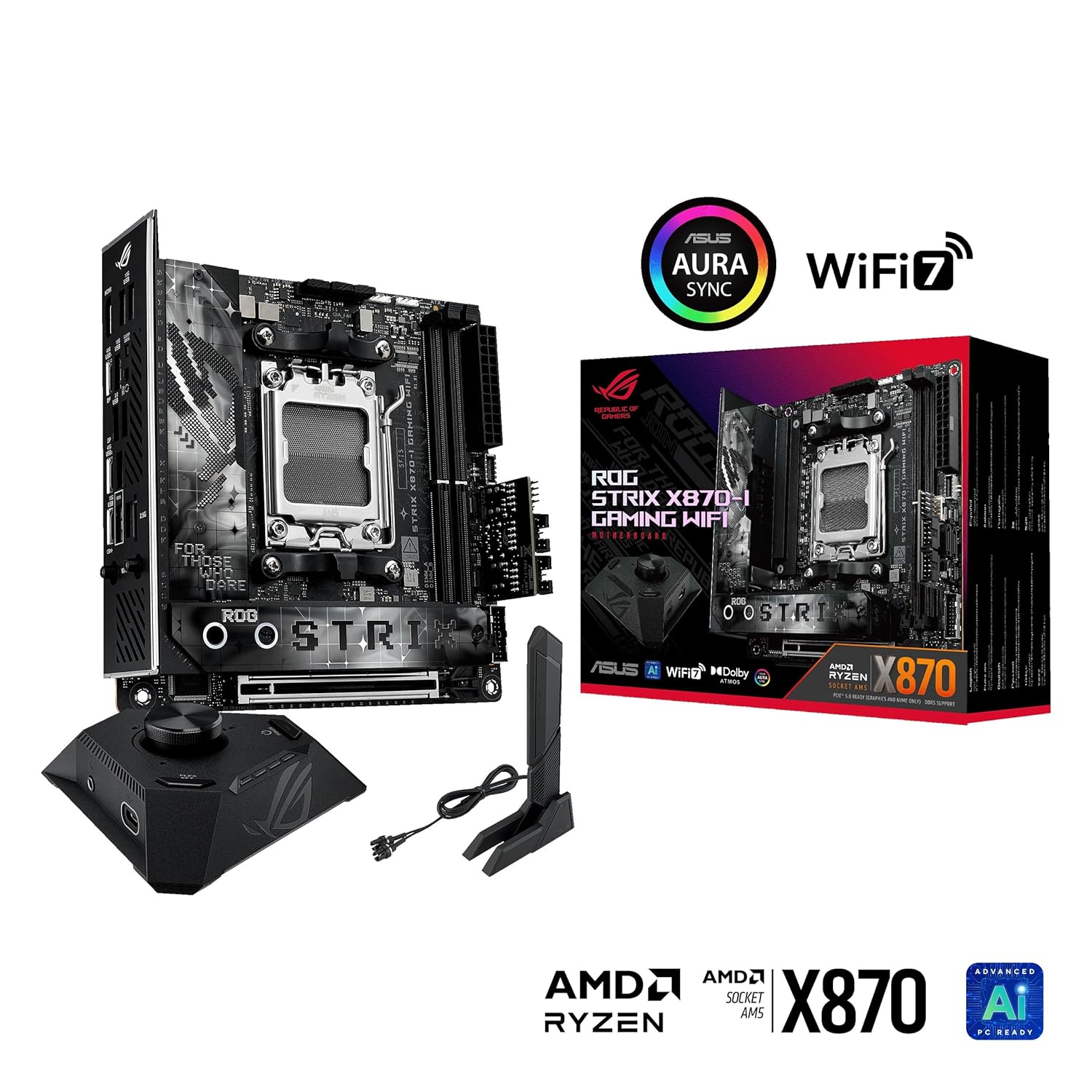 ASUS ROG STRIX X870-I GAMING WIFI AMD AM5 X870 Mini ITX motherboard - Image 5