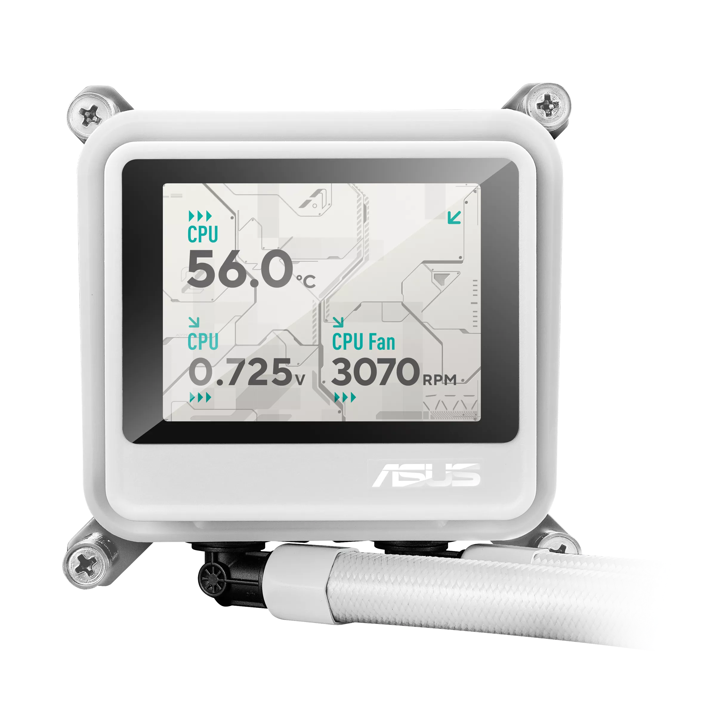 AYW Gaming LC 360 ARGB LCD White Edition - Image 3