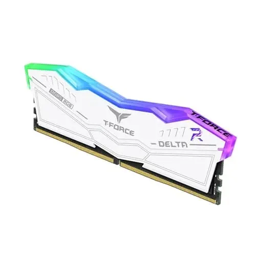 TEAMGROUP Delta RGB 16GB (1x16GB) 6000MHz CL38 DDR5 RAM (White) - Image 2