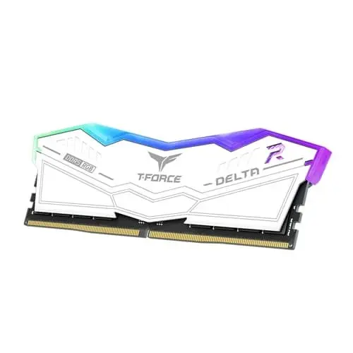 TEAMGROUP Delta RGB 16GB (1x16GB) 6000MHz CL38 DDR5 RAM (White) - Image 3