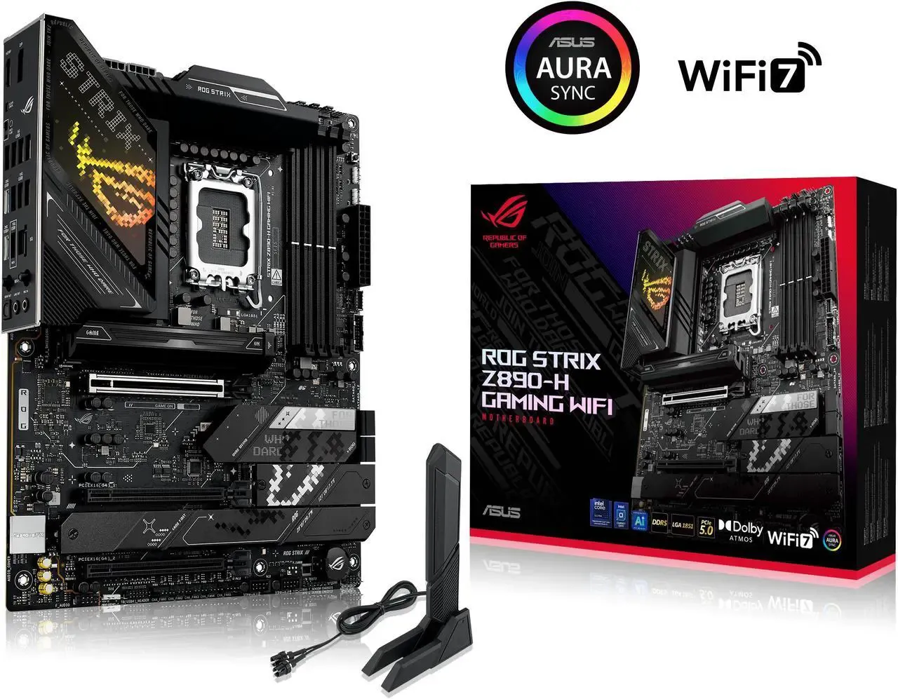 ASUS ROG Strix Z890-H Gaming WiFi LGA1851 ATX Motherboard - Image 2