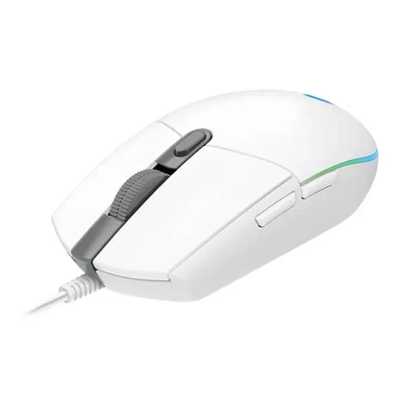 Logitech G203 LIGHTSYNC RGB Wired Gaming Mouse - White