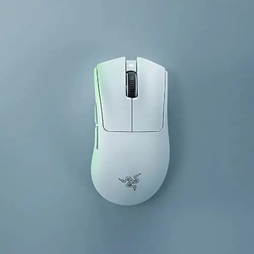 Razer DeathAdder V4 Pro White Wireless Gaming Mouse - Image 2
